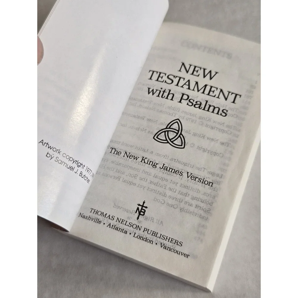 VTG Precious Moments POCKET BIBLE New Testament with Psalms NKJV‎ Gift Edition